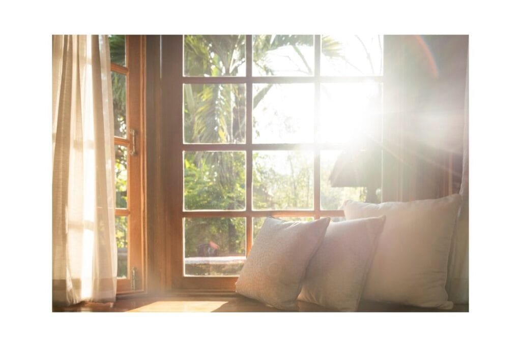 Sunlight in Room to freshen up the space