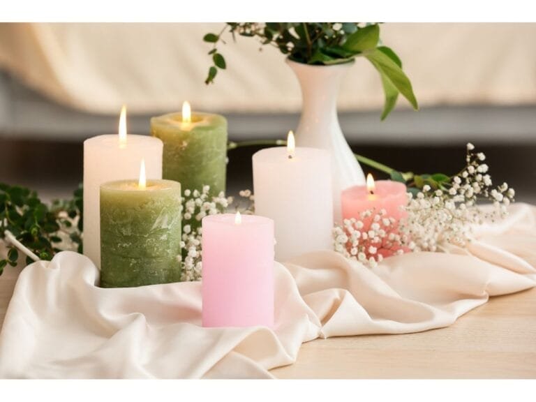 Feng Shui candle arrangement