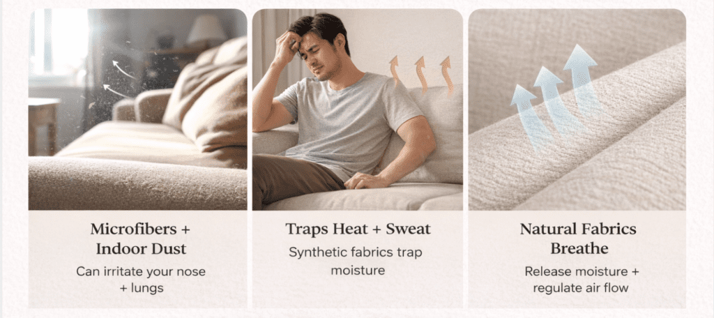 Natural verses Synthetic Upholstery