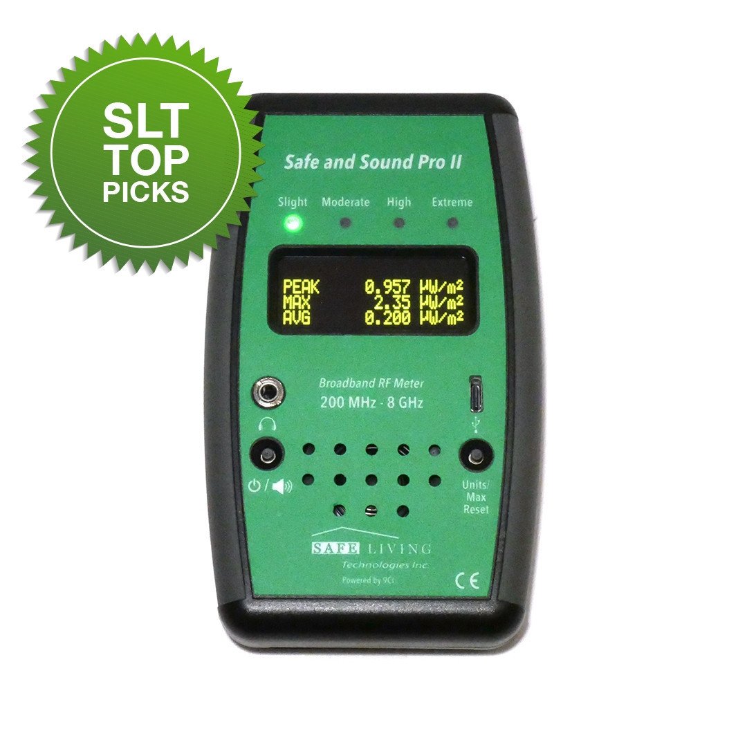Safe and Sound Pro II RF meter for measuring wireless radiofrequency signals