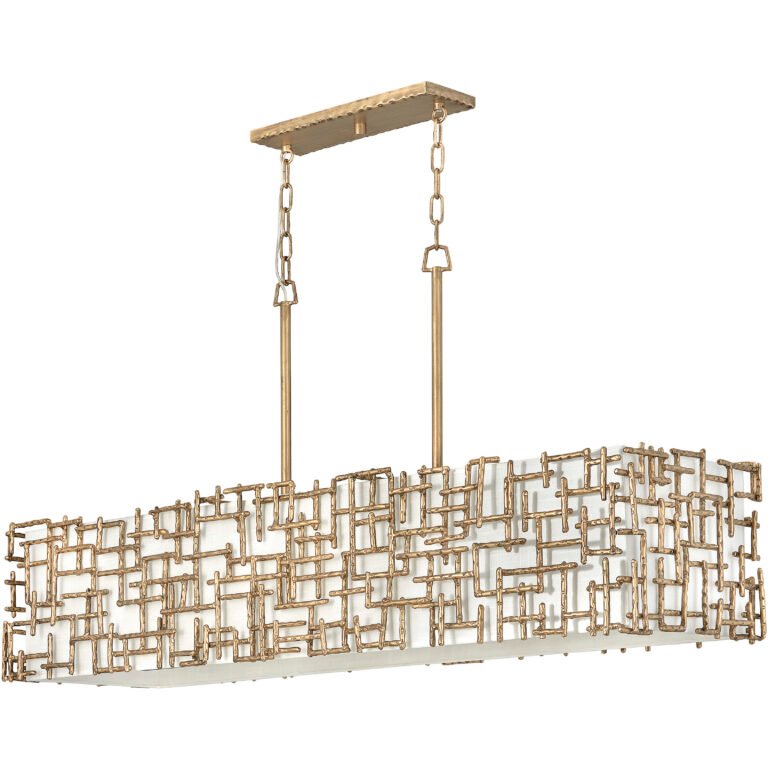 Farrah 8-Light Linen Chandelier