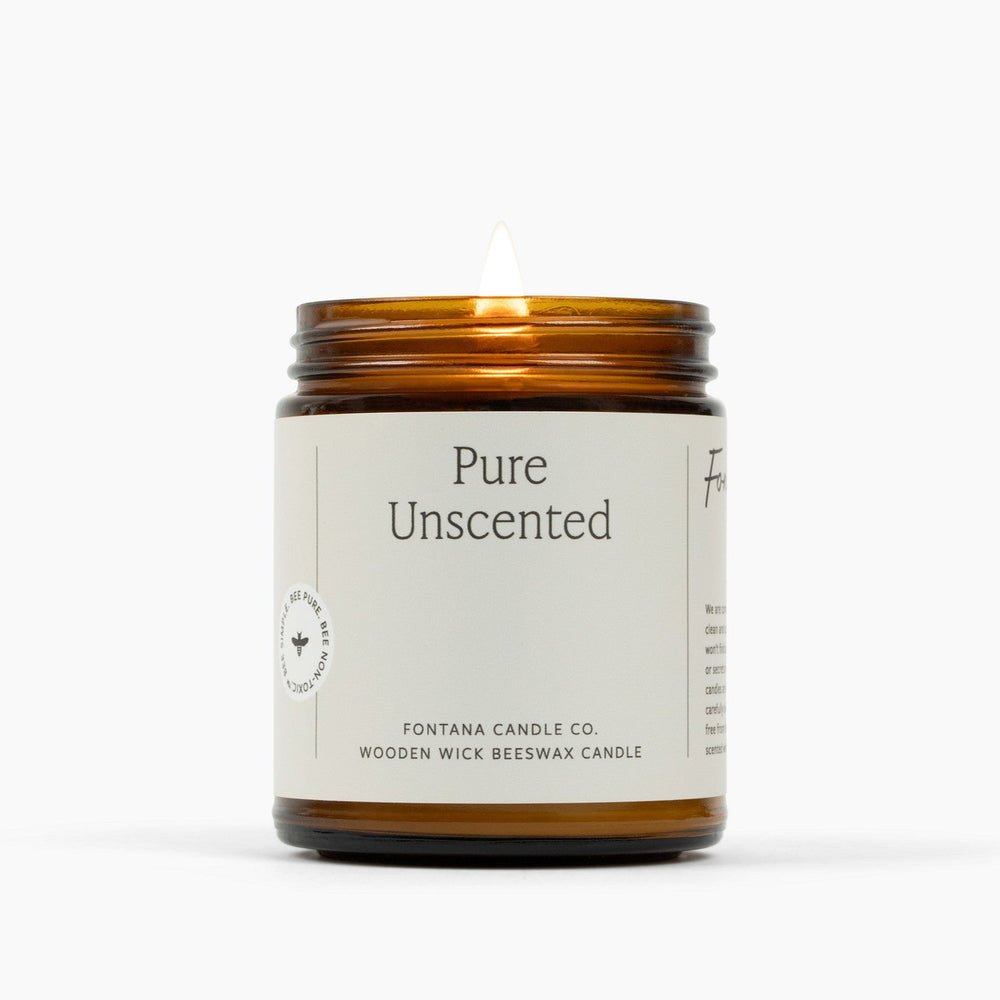 Fontana Pure Unscented Jar Candle