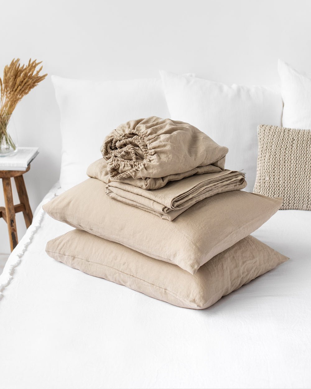 MagicLinen Natural Linen Sheet Set