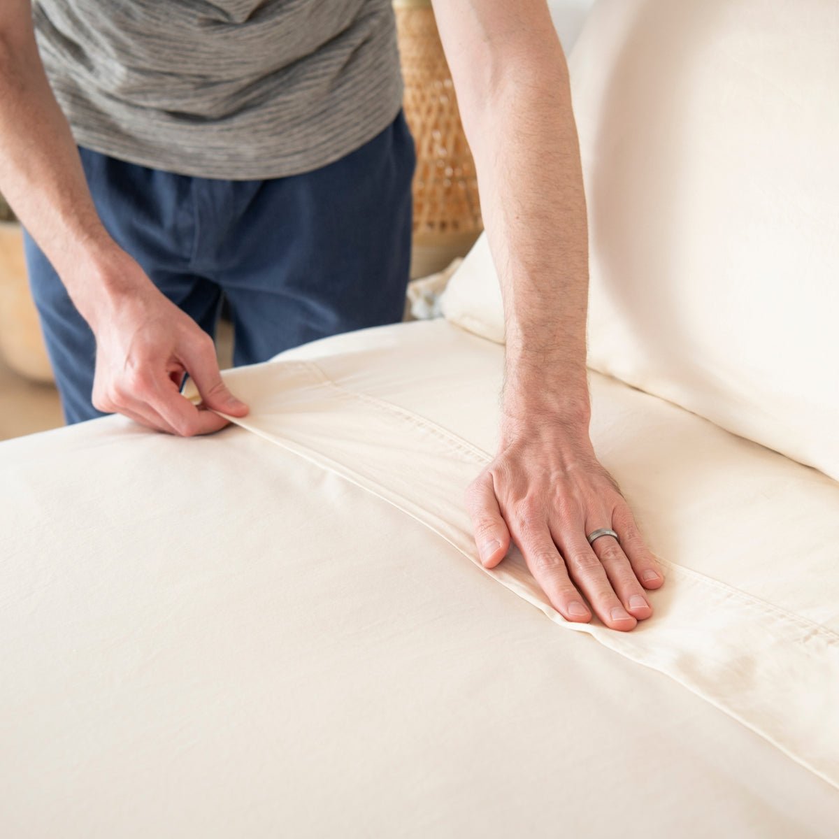 Naturepedic Organic Cotton Sateen Sheets + Pillowcases