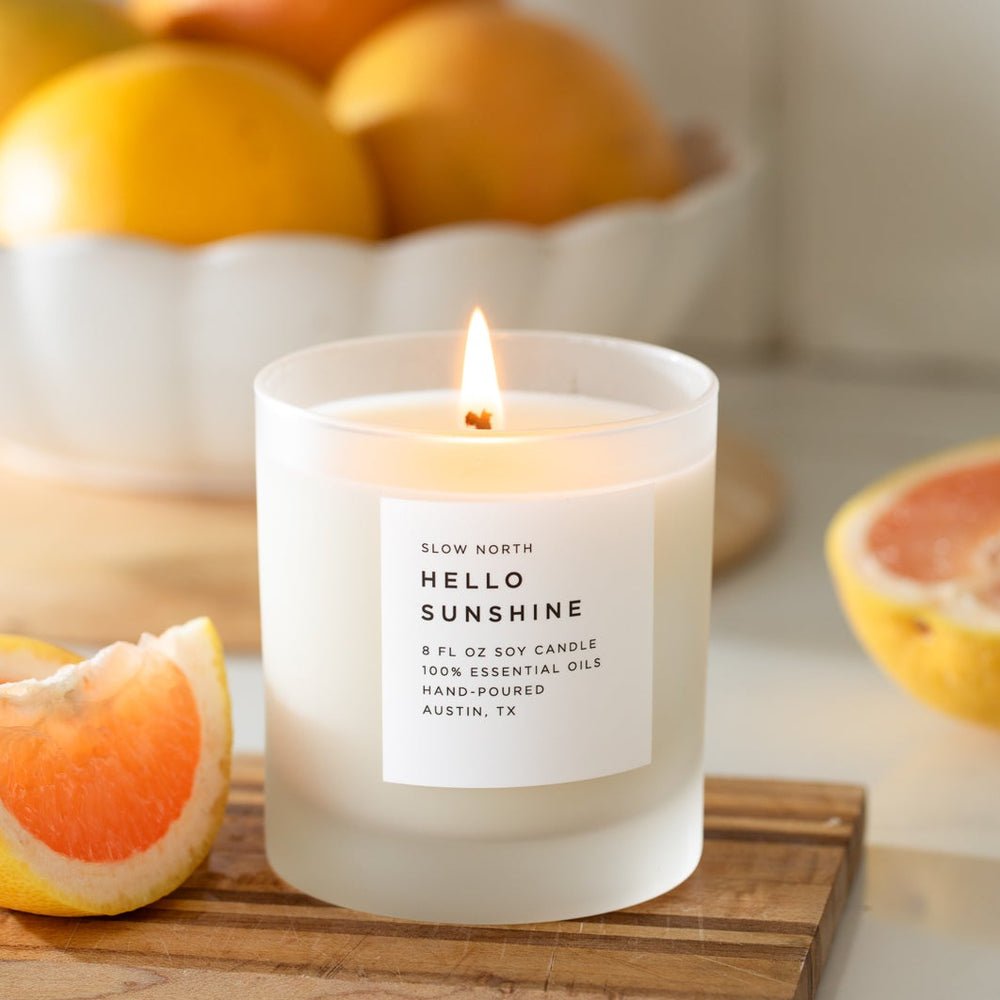 Slow North Hello Sunshine Signature Candle