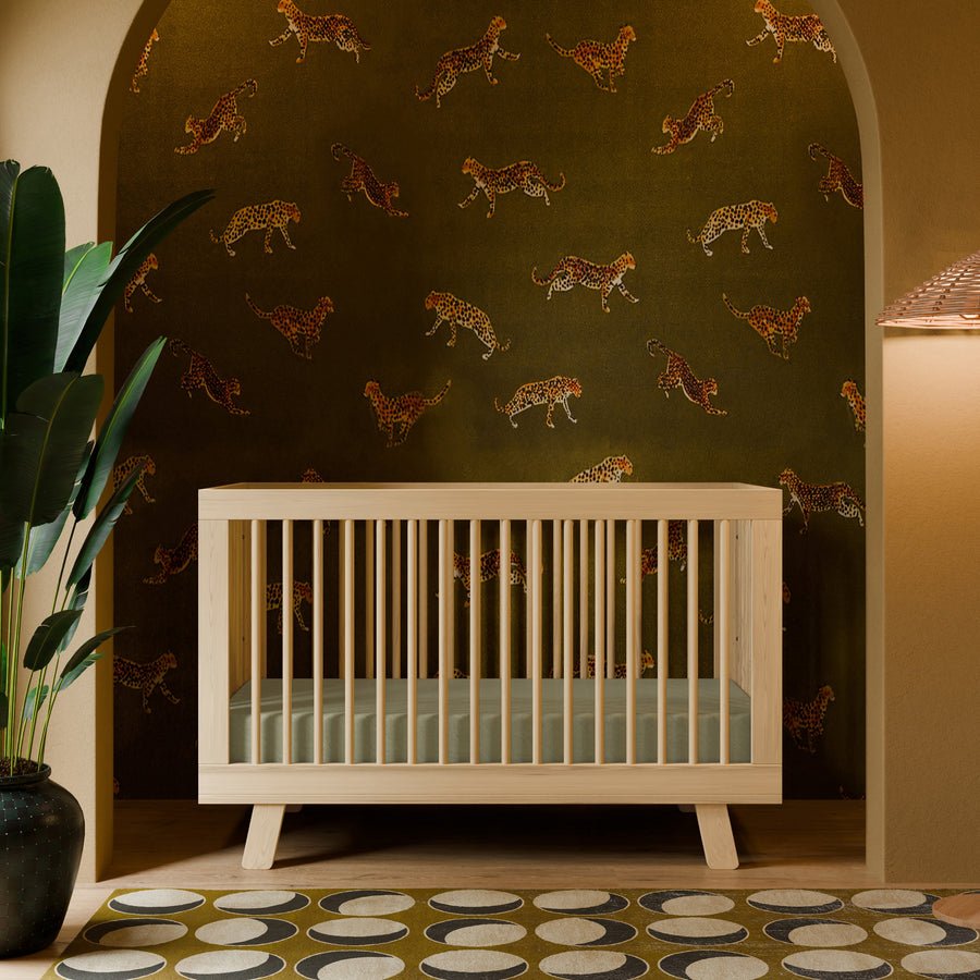babyletto Hudson 3 in 1 convertible crib in natural finish