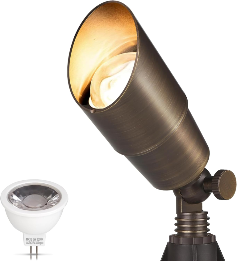Gardencoin Solid Brass Outdoor Landscape Spotlight