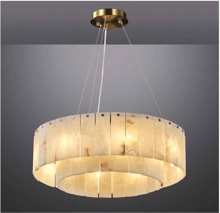 Translucent Drum Chandelier