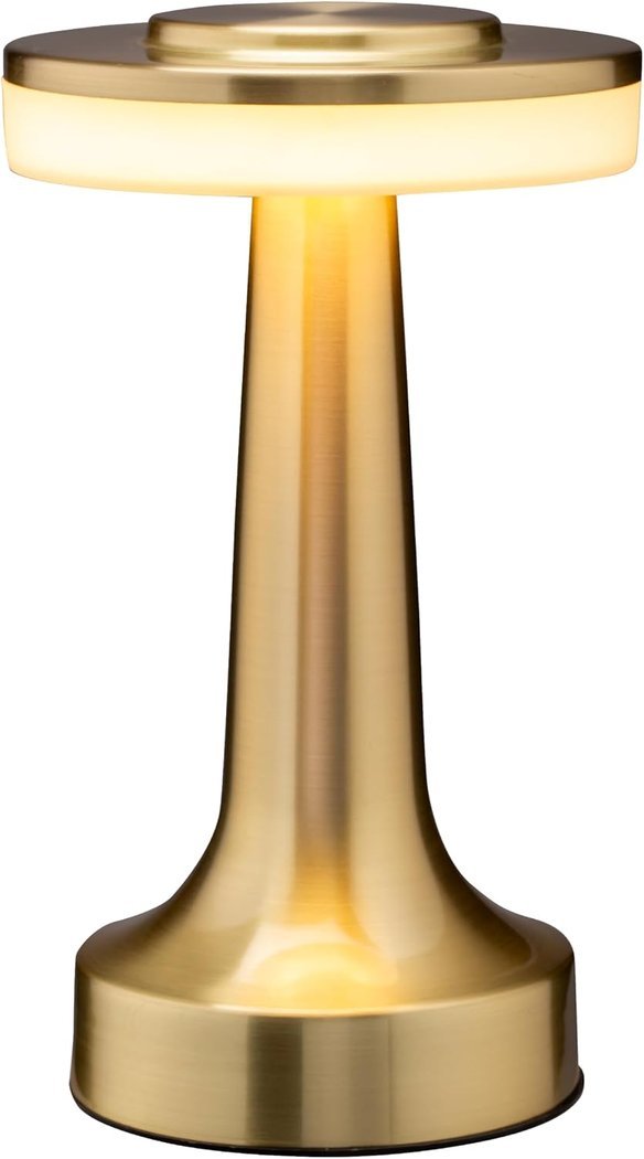 Gold Portable Accent Lamp