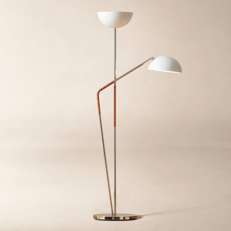 Two-Headed Floor Lamp