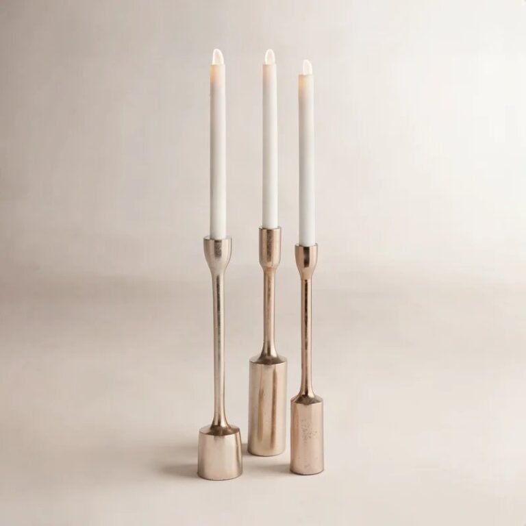 Metal Taper Candleholders