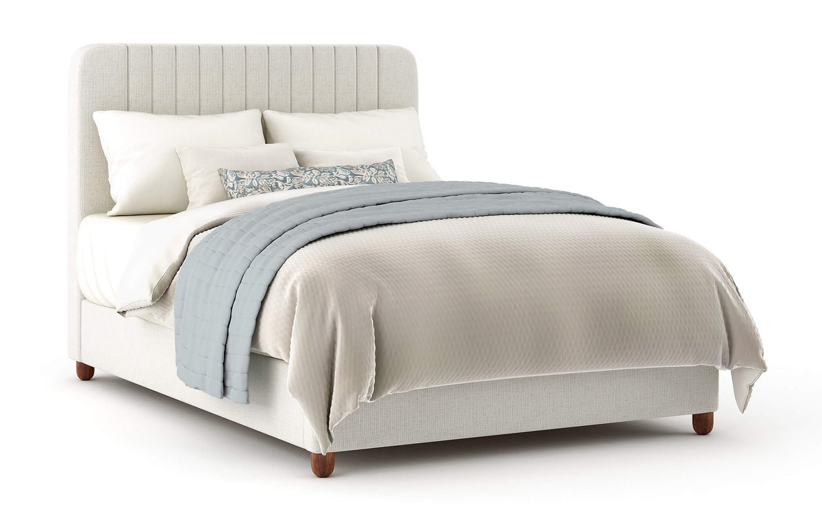 Medley Pippen upholstered bed in natural latex