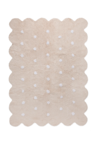 Washable Rug Biscuit Beige